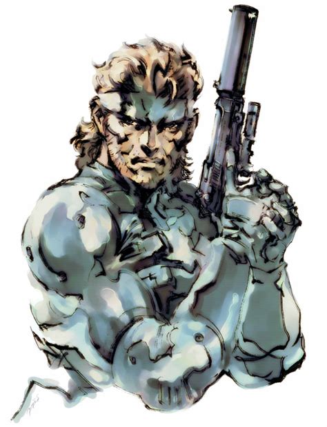 metal gear solid 2 box|yoji shinkawa metal gear solid.